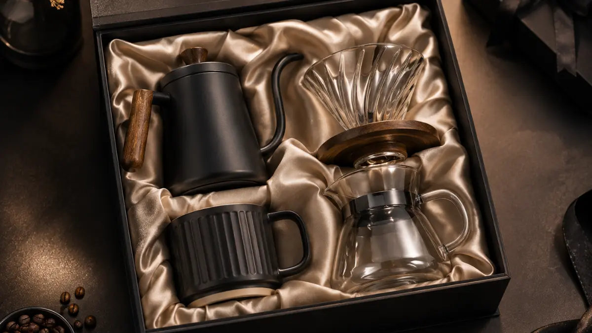Hampers Premium Berkonsep Coffee Break Set yang Elegan untuk Relasi Bisnis