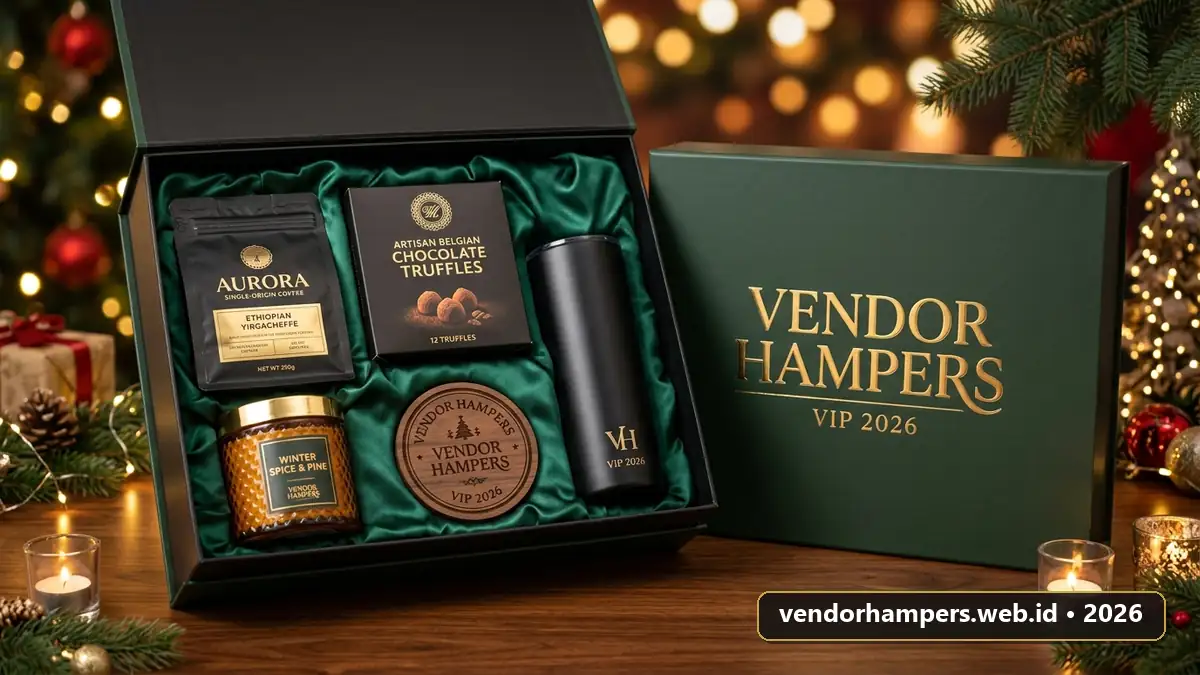 Paket Hampers Natal Premium untuk Klien VIP Perusahaan Bandung: Gift Box Branding Eksklusif