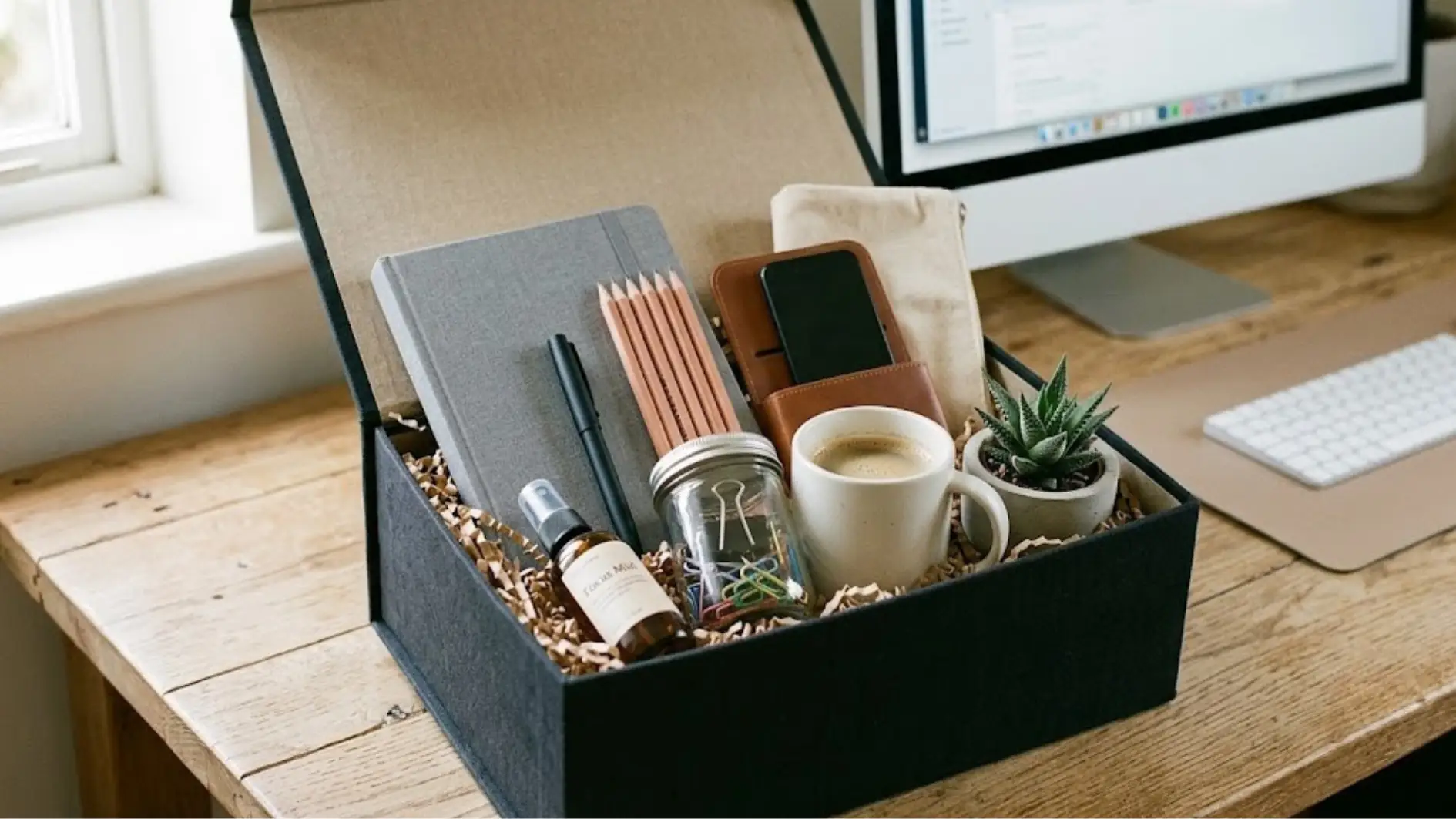 Hampers Kantor Berkonsep Office Essentials yang Fungsional untuk Karyawan