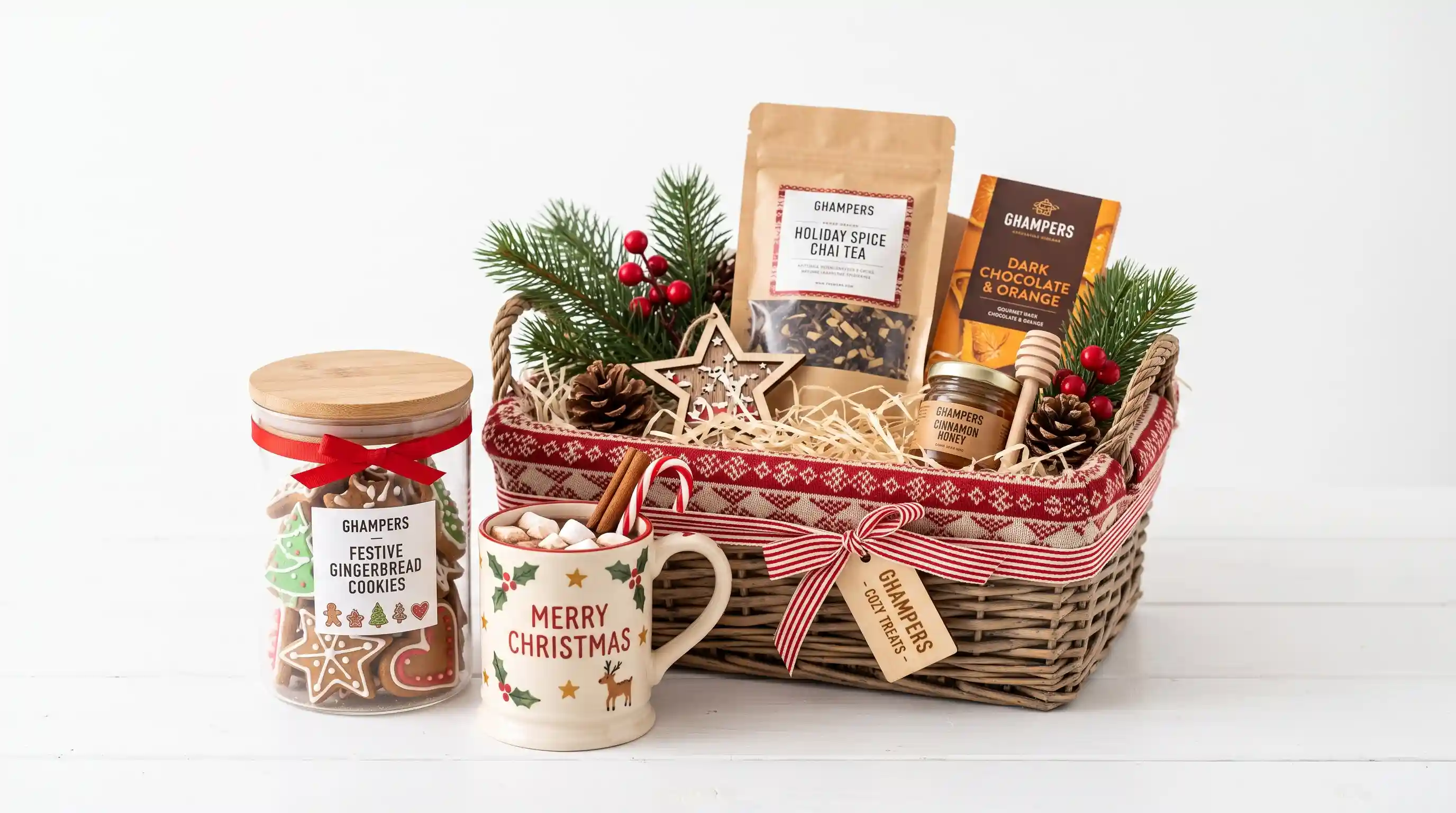 Gingerbread Cookies & Mug Tema Natal